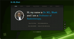 Desktop Screenshot of drmlbhatt.com